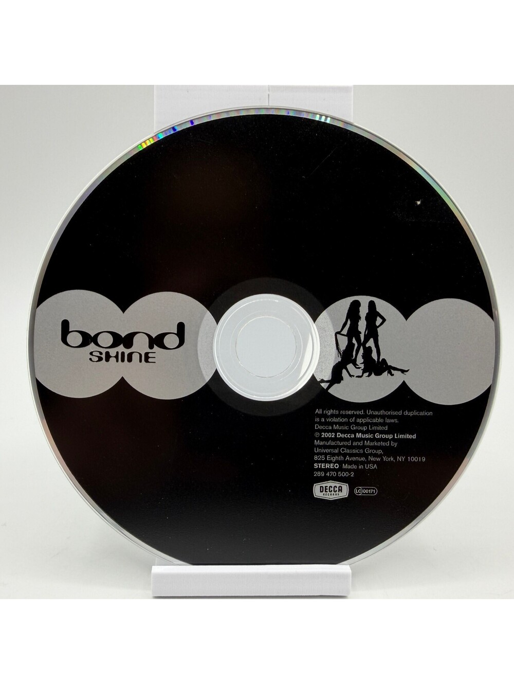 Bond - Shine (2002) - Audio CD - Electronic * Disc Only *